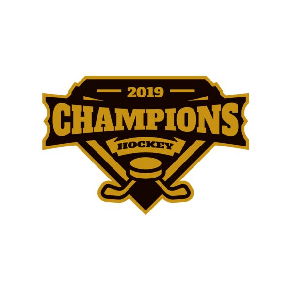 Champions Hockey logo template Thumbnail