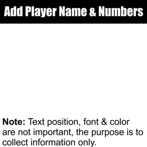 All Over Sublimation Jersey Thumbnail