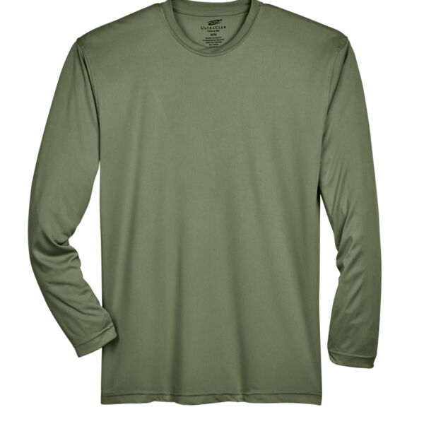 Adult Cool & Dry Sport Long-Sleeve Performance Interlock T-Shirt Thumbnail