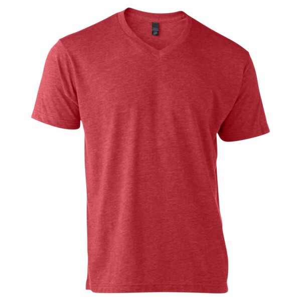 Unisex V Neck Poly-Rich Tee Thumbnail