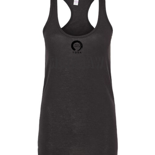 Reverse Warrior - Ladies Slim Fit Poly-Rich Racerback Tank Thumbnail
