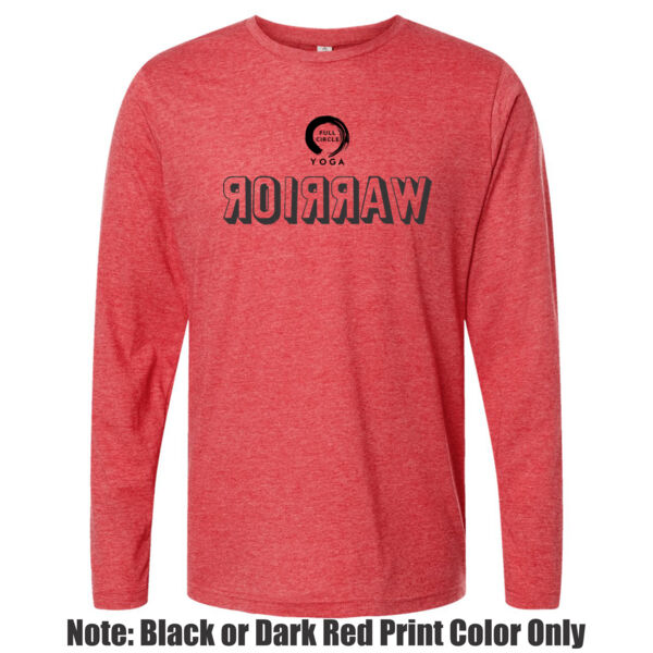 Reverse Warrior - Unisex Poly-Rich Long Sleeve Tee Thumbnail