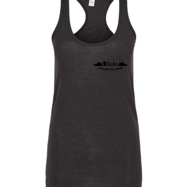 C1_Kicks - Ladies Slim Fit Poly-Rich Racerback Tank Thumbnail