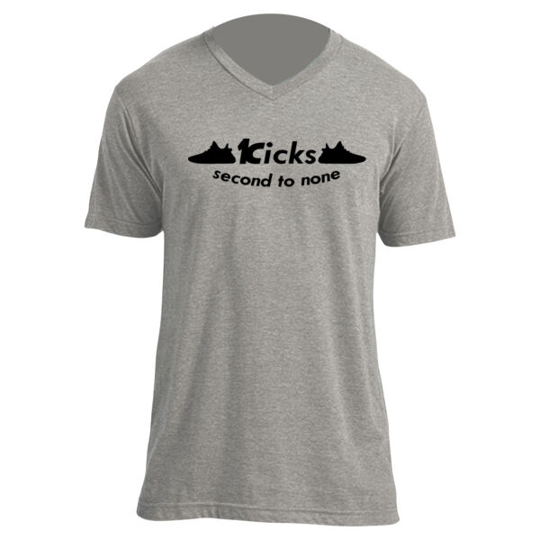 Logo - Unisex V Neck Poly-Rich Tee Thumbnail