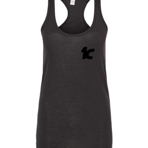 C1_K - Ladies Slim Fit Poly-Rich Racerback Tank Thumbnail