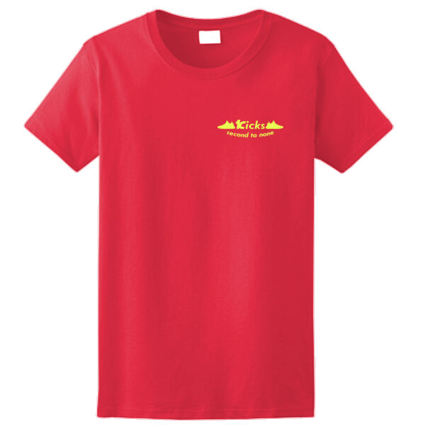 Fluorescent Logo - Ladies Ultra Cotton™ 100% Cotton T Shirt 2 Thumbnail