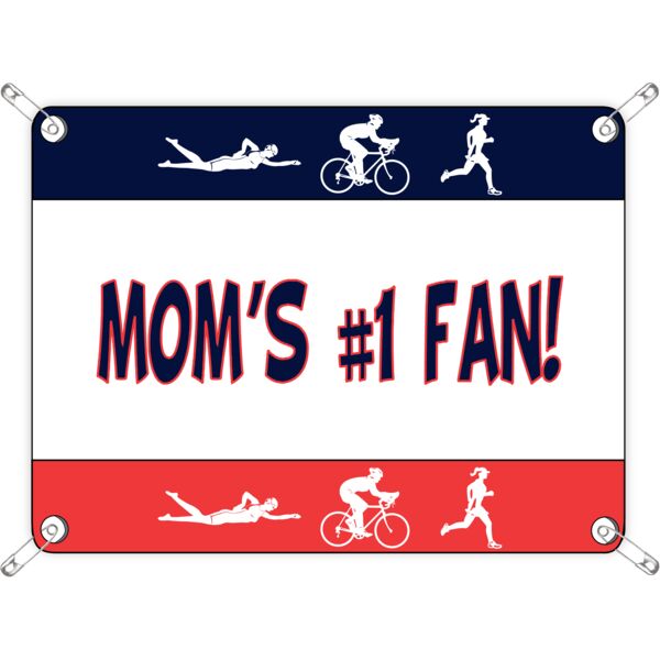 racebib Mom s  1 Triathlon Fan Thumbnail