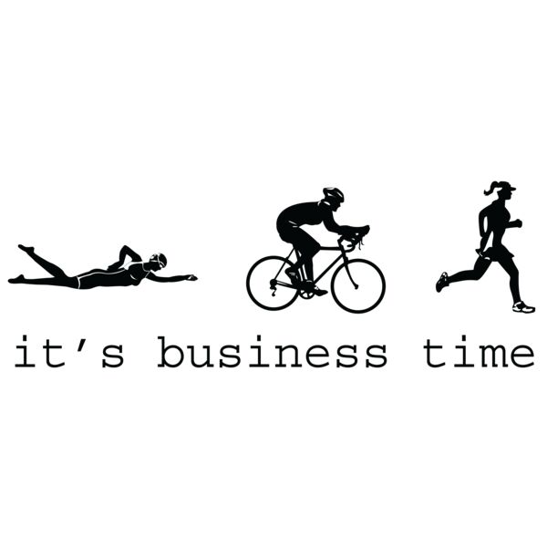it s business time Triathlon Swim Bike Run Wo Thumbnail
