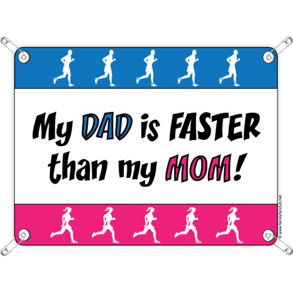 racebib my dad is faster than my mom Thumbnail