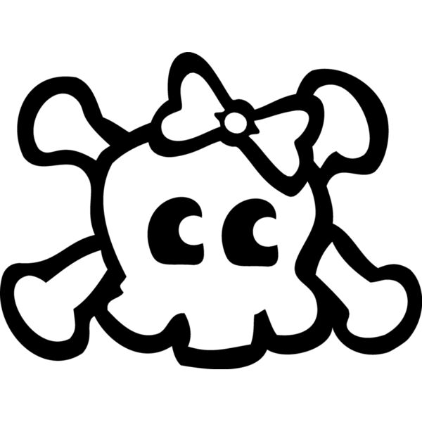 Skull with Bow Thumbnail