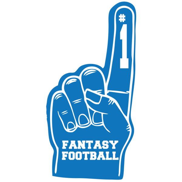 FantasyFootball FoamFinger Blue Thumbnail