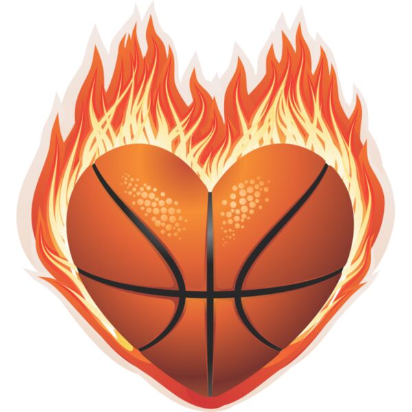 Burning Heart Basketball Thumbnail