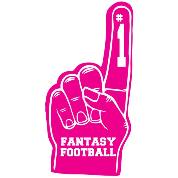 FantasyFootball FoamFinger Pink Thumbnail