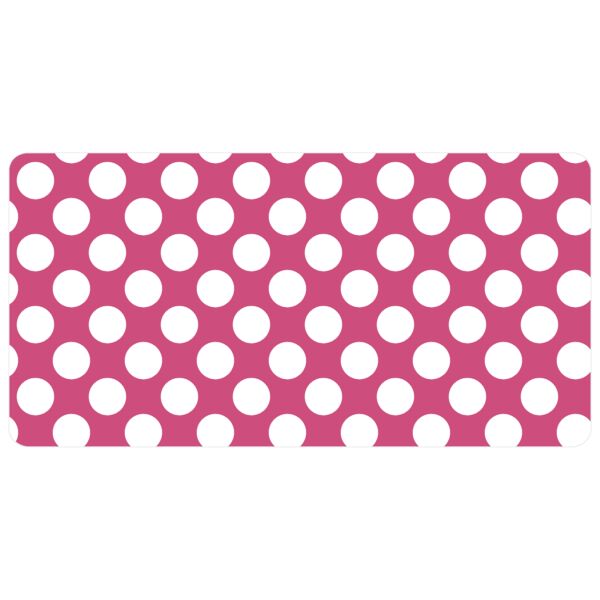 3 LIcense Plates Polka Dots 205 78 124 Thumbnail