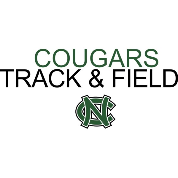 Cougars TRACK   FIELD with NC logo   DN Thumbnail