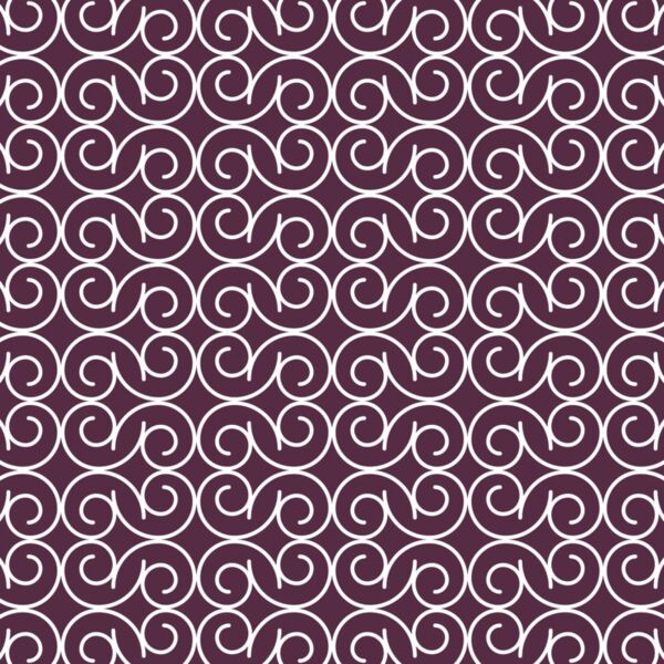 Fancy Swirls Eggplant Thumbnail