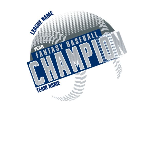 Fantasy Baseball Champ - Baseball Navy Thumbnail