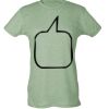 Ladies Slim Fit Poly-Rich Tee Thumbnail