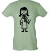 Ladies Slim Fit Poly-Rich Tee Thumbnail