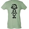 Ladies Slim Fit Poly-Rich Tee Thumbnail