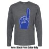 Unisex Poly-Rich Long Sleeve Tee Thumbnail