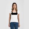 Ladies Slim Fit V Neck Poly-Rich Tee Thumbnail