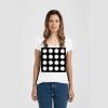 Ladies Slim Fit V Neck Poly-Rich Tee Thumbnail