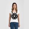 Ladies Slim Fit V Neck Poly-Rich Tee Thumbnail