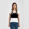 Ladies Slim Fit V Neck Poly-Rich Tee Thumbnail