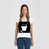 Ladies Slim Fit V Neck Poly-Rich Tee Thumbnail