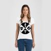 Ladies Slim Fit V Neck Poly-Rich Tee Thumbnail