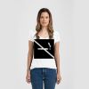 Ladies Slim Fit V Neck Poly-Rich Tee Thumbnail