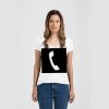 Ladies Slim Fit V Neck Poly-Rich Tee Thumbnail