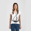 Ladies Slim Fit V Neck Poly-Rich Tee Thumbnail