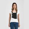 Ladies Slim Fit V Neck Poly-Rich Tee Thumbnail
