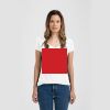 Ladies Slim Fit V Neck Poly-Rich Tee Thumbnail