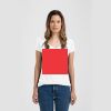 Ladies Slim Fit V Neck Poly-Rich Tee Thumbnail