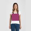 Ladies Slim Fit V Neck Poly-Rich Tee Thumbnail