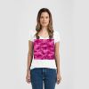 Ladies Slim Fit V Neck Poly-Rich Tee Thumbnail