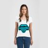 Ladies Slim Fit V Neck Poly-Rich Tee Thumbnail