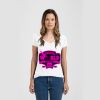 Ladies Slim Fit V Neck Poly-Rich Tee Thumbnail