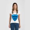 Ladies Slim Fit V Neck Poly-Rich Tee Thumbnail