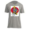 Unisex V Neck Poly-Rich Tee Thumbnail