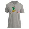 Unisex V Neck Poly-Rich Tee Thumbnail