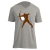 Unisex V Neck Poly-Rich Tee Thumbnail