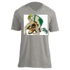 Unisex V Neck Poly-Rich Tee Thumbnail