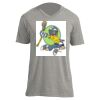 Unisex V Neck Poly-Rich Tee Thumbnail