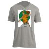 Unisex V Neck Poly-Rich Tee Thumbnail