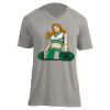 Unisex V Neck Poly-Rich Tee Thumbnail