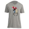 Unisex V Neck Poly-Rich Tee Thumbnail